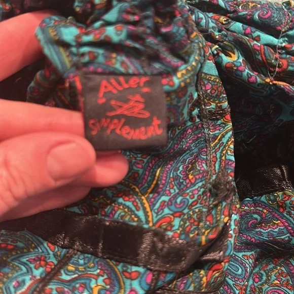 NWOT Amazing Aller Simplement Strapless Lightweight Tiered gowm dress teal Red - Picture 7 of 8